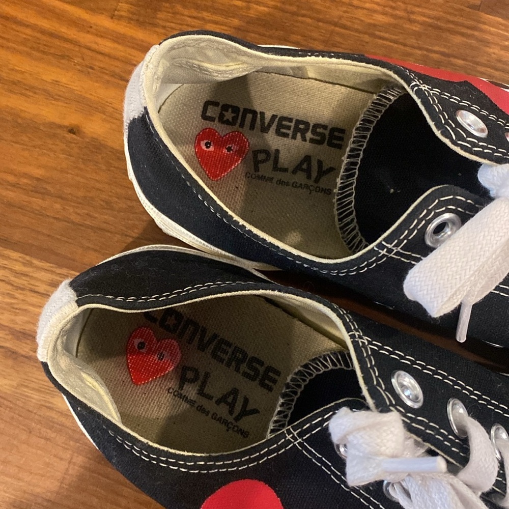 Converse Chuck OX x Comme des Garcons Play Low Size 10 - Picture 5 of 7
